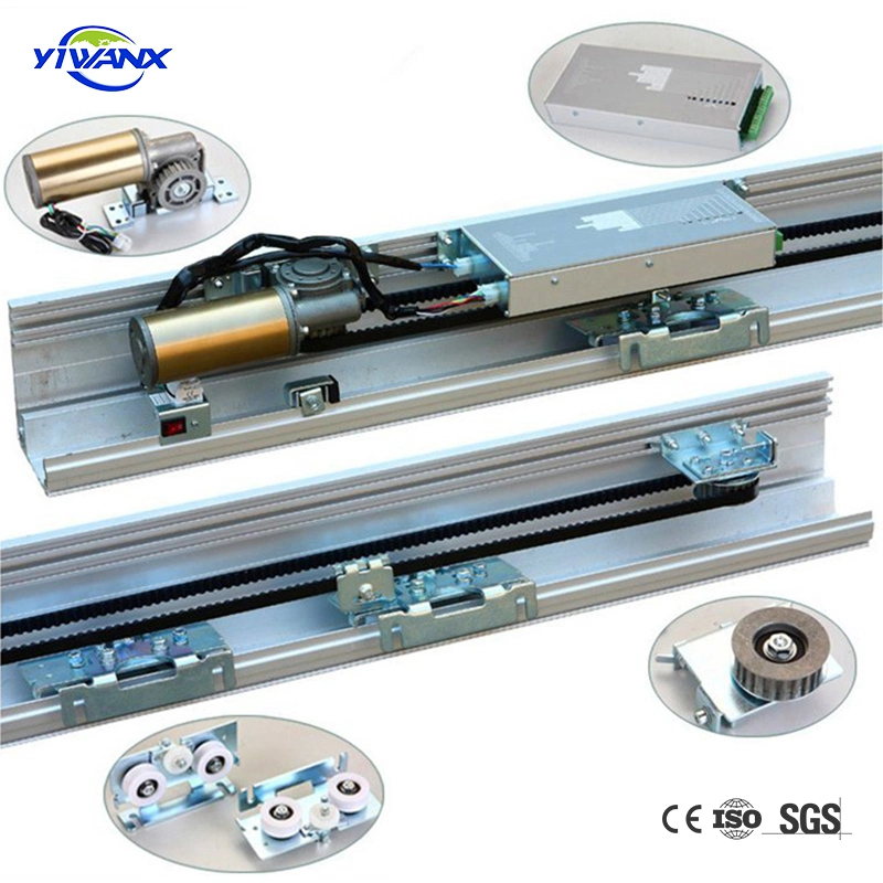 Heavy Duty Sliding Door Track System, Aluminium Automatic Sliding Glass Gate Operator System (YW-195)