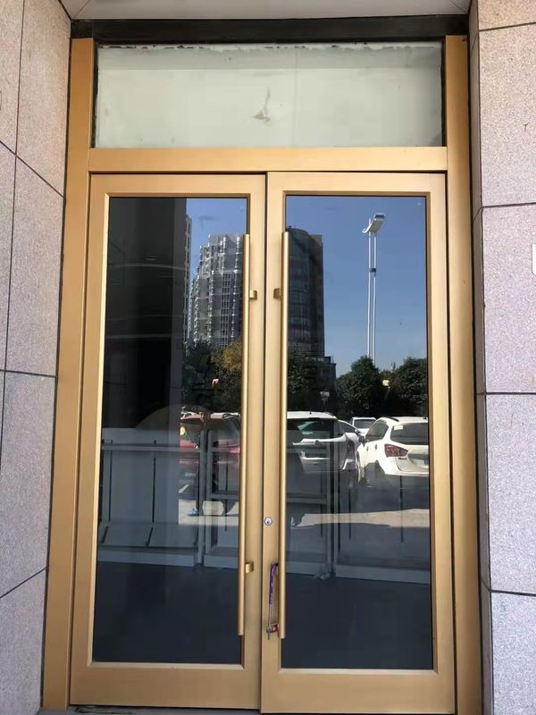 프레임이 없는 듀얼 피보트 도어 36 인치 자동 스윙 도어