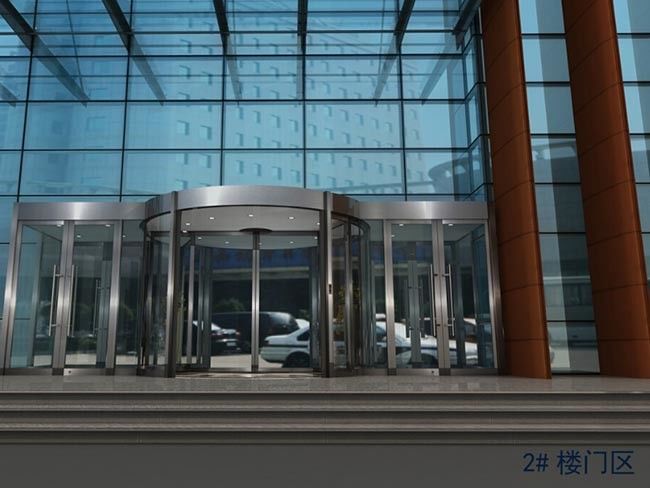 최첨단 자동 회전문으로 입구를 변화시켜라