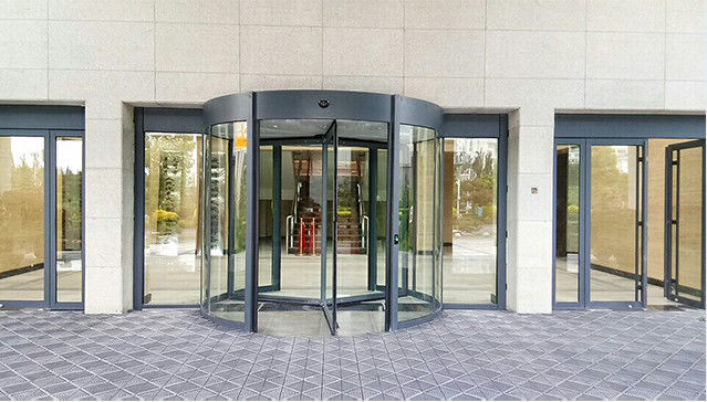 호텔 공항 쇼핑몰 병원용 새로운 디자인 유리 회전문