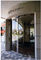 중국 둥근 자동적인 구부려진 미닫이 문, 호텔 자동 유리 미닫이 문 수출업자